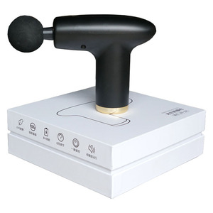 Boguan Massage <b>Gun</b> Black 12 Speed Levels Brushless Motor USB Rechargeable Lithium <b>Battery</b> Full Body Muscle Relaxation - Product Image 4