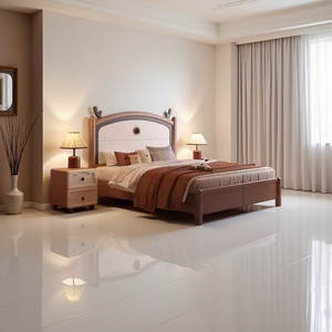 Cama Convertible para Niños Jim's, Diseño Moderno, Color Personalizado para Apartamentos Pequeños, Dormitorio y Uso en Hoteles, Cama Princesa con Diseño de Astas - Product Image 2