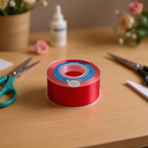 ริบบิ้นผ้าซาติน 3.8 ซม. 25 หลา สีแกรนาท D-39 - Product Image 2