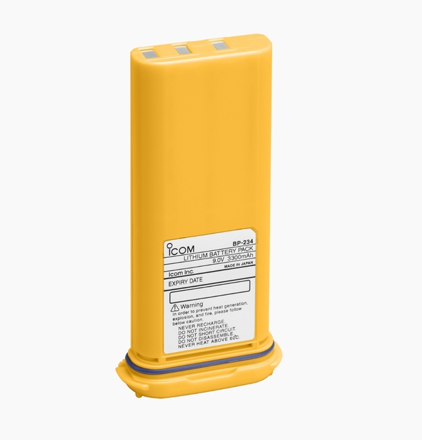 High-Capacity 9.0V 3000mAh Lithium-Ion Waterproof Batteries for Walkie Talkie BP-234 BP-224 3CR14505-2 IC-GM1600E Portable