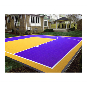 VMKON <span class=keywords><strong>Gamechanger</strong></span>+ con 5 Años de Garantía, Cancha de Bádminton, Baloncesto y Pickleball Móvil para Exteriores, con Logotipo Personalizable, Ecológica, de TPE Encastrable - Product Image 5