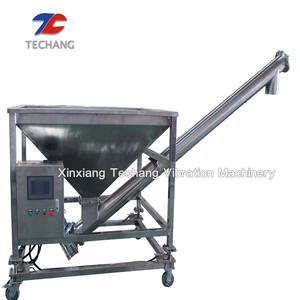 Alimentatore flessibile a coclea del trasportatore per polvere e granuli con tramoggia - Product Image 4