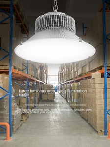 ไฟไฮเบย์ 150W SMD2835 5000K อะลูมิเนียม IP20 รับประกัน 3 ปี 90lm/W AC 85-265V สำหรับโคมไฟเพดานคลังสินค้า - Product Image 4