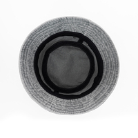 Gorro de pescador de algodón lavado teñido con pigmento y logotipo bordado Unisex de alta calidad personalizado al por mayor, sombrero de pescador de Color sólido Vintage