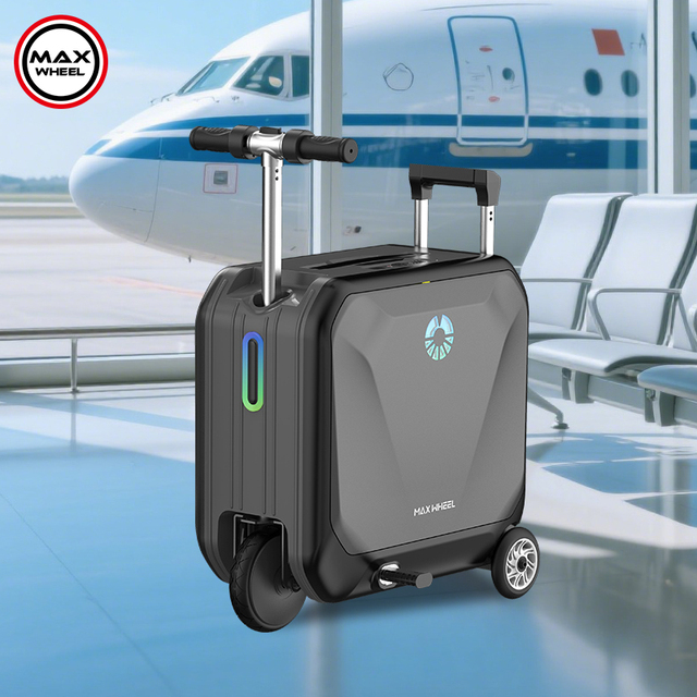 Smart Electrical Suitcase Riding Luggage With Tsa Compliant Lock Boardable for Airplane Travel