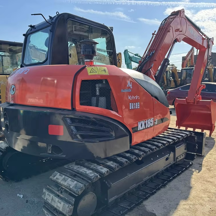 Лучшая цена, оригинальный японский Kubota KX183 KX185 KX165, Подержанный мини 8-тонный экскаватор, Лидер продаж, брендовая Строительная экскаваторная машина