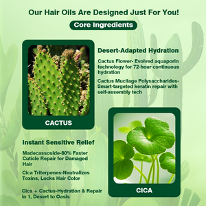 Huile capillaire réparatrice à l'huile de coco et aux fleurs de <span class=keywords><strong>cactus</strong></span> biologiques et végétaliennes OEM GATASE, marque privée, soin capillaire professionnel pour cheveux abîmés - Product Image 3