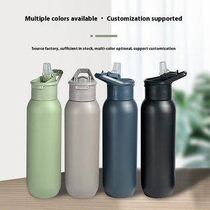 Modern Outdoor Portable Sports Kettle 304 Stainless Steel Double-Layer Vacuum Insulation Cup New Stainless Steel Mountaineering - Product Image 4