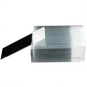 Portaobjetos de microscopio transparentes de 25x76 mm con borde pulido y área de escritura para investigación biológica y laboratorio médico - Product Image 4