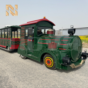 รถไฟดีเซลไร้ราง 58 ที่นั่ง คัมมินส์ 96 กิโลวัตต์ ความเร็ว 30 กม./ชม. สำหรับสวนสนุก ขายโดยผู้ผลิต - Product Image 6