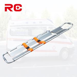 Precios de fábrica Helicóptero Rescate Hospital de <span class=keywords><strong>metal</strong></span> Rescate médico Desmontable Cuchara plegable Ambulancia Camilla - Product Image 6