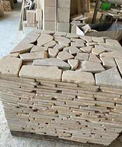 Màu be travertine giảm điên pavers gạch phong cách thiết kế Châu Âu Mài bề mặt kết thúc trong nhà sử dụng đá cẩm thạch cho sàn - Product Image 6