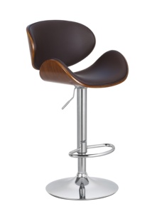 Home Furniture Modern <strong>Leather</strong> Vintage <strong>Barstool</strong> Chairs Metal High Bar Stool Chair Commercial Furniture Kitchen Bar - Product Image 3