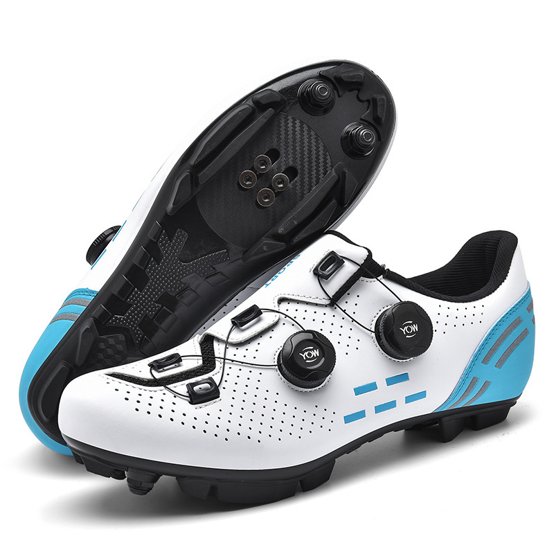 Bianco e azzurro (Scarpe da Mountain Bike)