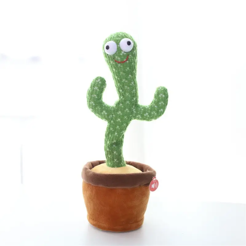 Jouet cactus parlant pas cher Cactus dansant avec éclairage chantant en imitant ce que vous dites Cactus