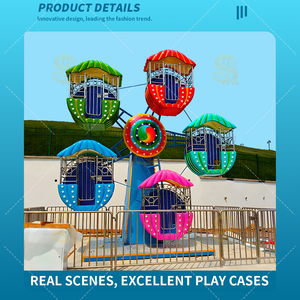 Manèges compacts mini-<span class=keywords><strong>roue</strong></span> gigante, équipement de parc d'attractions peu encombrant pour petits terrains de jeux, places publiques et centres de villégiature - Product Image 6