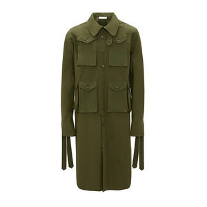 Мужской плащ-туника с накладными карманами - Product Image 1