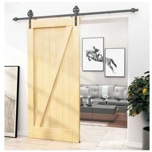 Nội thất Top Mount Barn Door Kit cửa trượt phần cứng - Product Image 4