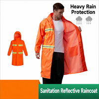 Veste de pluie imperméable, respirante, durable, haute visibilité, pour homme adulte, à capuche, réfléchissante, pour agents de sécurité, travailleurs sanitaires