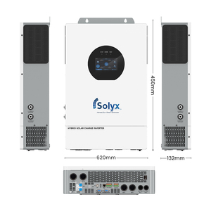 UL1741 10KW Hybride à Phase Divisée Double MPPT 90-450Vdc 120A AC 220A Charge PV 6 Unités en Parallèle MS 10KW 1 Certifié UL1741 10kW Spl - Product Image 3