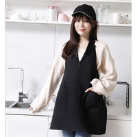 Tablier de cuisine unisexe sans manches en polyester de haute qualité, réutilisable, avec logo personnalisé imprimé par sublimation, imperméable et lavable