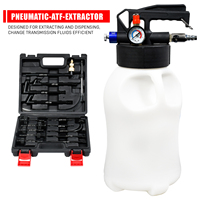 Sunbright Kit de pompe de transfert de fluide de transmission Extracteur et distributeur de fluide pneumatique 10L avec adaptateur pour remplissage ATF