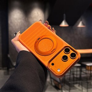เคสโทรศัพท์มือถือคาร์บอนไฟเบอร์แบบแม่เหล็กคุณภาพสูงรุ่นใหม่ล่าสุดสำหรับ iPhone 18 17 16 Pro Max ป้องกันแรงกระแทก - Product Image 5