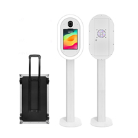 Borne photo ovale pour iPad Dslrbooth – En stock entrepôt USA – Compatible 10.9'' 11'' 12.9'' 13'' – Sans support d'imprimante