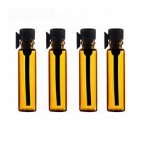 Mini flacons de voyage en verre transparent jetables de 1/2/3/5 ml à faible coût avec bouchon à vis, flacons de liqueur vides, flacons de parfum rechargeables