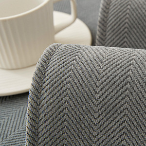 Chenille Herringbone <b>Sofa</b> <b>Cover</b> 190-230cm Non-Slip Stain Resistant Solid Color Pad Type <b>Sofa</b> Cushions Machine Washable - Product Image 3