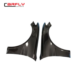 Guardabarros Delanteros de Fibra de Carbono Seca <span class=keywords><strong>Carfly</strong></span> - Repuesto para Audi RS6 RS7 (Diseño Modificado) - Product Image 2