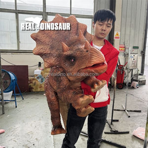 Animatronic dinosauro bambino realistico controllo a mano dinosauro pupazzo per la vendita - Product Image 1