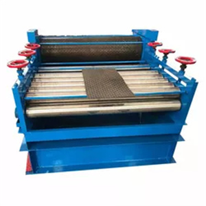 Machine de gaufrage verticale simple face à deux rouleaux, prix de la machine de gaufrage en acier inoxydable - Product Image 2