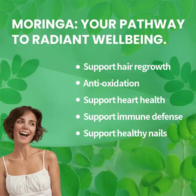 Biocaro OEM Private Label Moringa Tablet and Extract Powder Capsules Hot Selling for Adults Not for Children or Pregnant Women