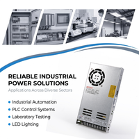Alimentation à découpage LED à sortie unique LRS-350-48 350W 48V 7.3A, entrée CA/CC 220V/110V, source d'alimentation industrielle
