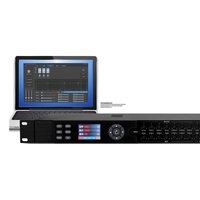5,1 canales 110V 20Hz ~ 20KHz Karaoke Procesador Echo Reverb Professional con interfaz de software de PC
