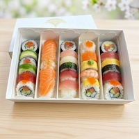 Boîtes alimentaires en carton personnalisées en gros, emballages en papier pour sushis, pâtisseries, collations, plats à emporter, camping, café, restauration