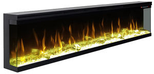 <span class=keywords><strong>Cheminée</strong></span> électrique à 3 côtés avec télécommande et écran tactile LED, effet de flamme décoratif, 42''50''60'', pour salon - Product Image 4