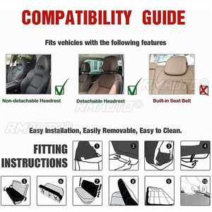 Fundas Universales para Asientos de Coche con Estampado de Lobo 3D, Fundas Protectoras para Asientos de Coche, Accesorios Interiores - Product Image 3