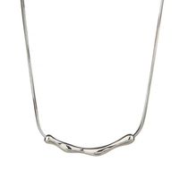 Colliers fins en chaîne de serpent uniques en or plaqué PVD, bijoux de haute qualité pour femmes, argent et or, pour couples