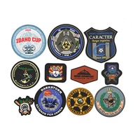 Patch personnalisé en PVC souple pour chapeau, logo 3D en caoutchouc, autocollant pour vêtements, badges personnalisés, patch thermocollant en PVC, vente en gros