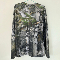 Vêtements de pêche en plein air vêtements de camouflage arbre véritable chemise de camouflage chasse robe chemise pêche à manches longues chemises de chasse pour hommes