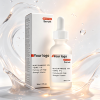 Sérum Niacinamide Zinc Contrôle Sébum Minimiseur de Pores Éclaircissant Apaisant Léger Lissant Équilibrant pour le Visage 30ml