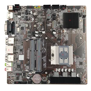 Mini placa mãe itx hm65 pga989, ângulo da placa principal para processador i3-2310M/ i5-3210M cpu I7-3615M