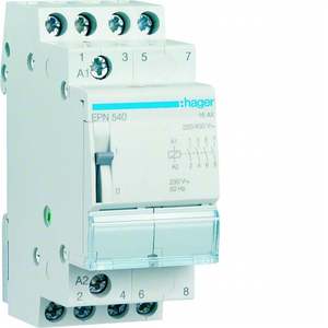 EPN540 Personalizzabile con Relè a Impulsi Hagers 16 A 230 V AC 4 NO, Moduli 2 DIN - Product Image 1