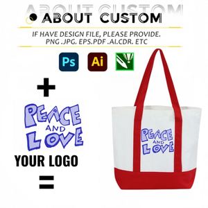 Bolsa de Mano de Lona con Logotipo Personalizado al por Mayor, Bolsa de Compras de Algodón Reutilizable, Bolsa de Hombro Ligera y Ecológica para Compras y Actividades al Aire Libre - Product Image 2