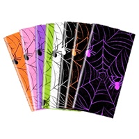 Nappe rectangulaire en plastique effet toile d'araignée pour Halloween, grande taille, pour la décoration de la maison et des fêtes d'Halloween