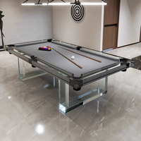 Table de billard professionnelle en acrylique au design moderne, pour la maison, les loisirs, les sports, table de billard de luxe en ardoise, 9 boules, snooker, club