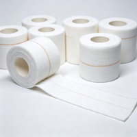 Bande adhésive élastique EAB en coton à chevrons, forte, extensible, compressive, pour haltérophilie, boxe, 2,5 cm x 4,5 m, CE