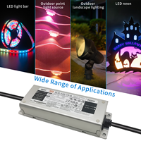 150W 300W 600W controladores de iluminación LED al aire libre impermeable 12V 24V 48V meanwell fuente de alimentación del controlador led
